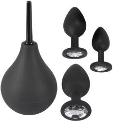 Black Velvets Set Black Velvets cu Duș și Dopuri Anale