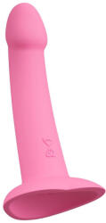 You2Toys Dildo Vibrator din Silicon You2Toys Heart Guy Pink 19 cm Vibrator