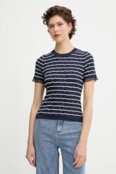 rag & bone t-shirt sötétkék, WAS25P025UG25 - sötétkék L
