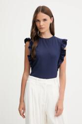 United Colors of Benetton top sötétkék, 3FMED10A3 - sötétkék S