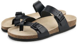 Vlnka Viola női anatómiai parafa papucs, fekete felnőtt cipő méret 36