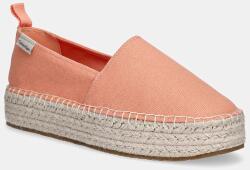 Calvin Klein Jeans espadrilles PLATFORM ESPADRILLE ML CS narancssárga, platformos, YW0YW01871 - narancssárga Női 41
