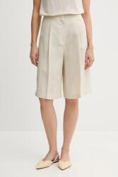 United Colors of Benetton vászonkeverék rövidnadrág - bézs 38 - answear - 16 990 Ft