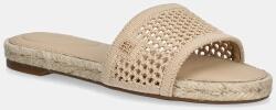 Tommy Hilfiger papucs KNIT MESH ESPADRILLE FLAT SANDAL bézs, FW0FW08744 - bézs Női 37