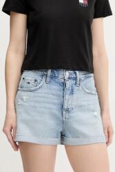 Tommy Jeans farmer rövidnadrág sima, magas derekú, DW0DW21055 - kék 31