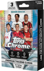 Topps 2024-25 Topps Chrome UCC UEFA Club Competitions Soccer flagship Hanger Box - focis kártya doboz