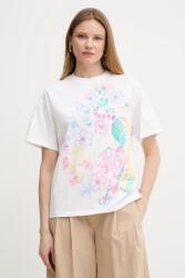 Twinset pamut póló fehér, 251AQ2054 - fehér M
