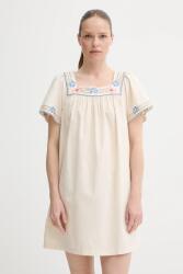 Levi's ruha vászonkeverékből AMBRE BABYDOLL DRESS - bézs L