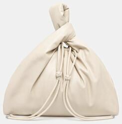 Nanushka bőr táska JEN DRAWSTRING LARGE bézs, NW25SSBG03893 - bézs Univerzális méret