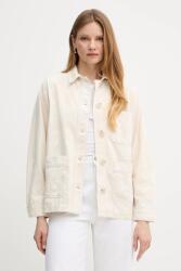 Twinset pamut ing kabát bézs, átmeneti, oversize, 251TT2200 - bézs 34