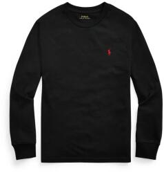 Ralph Lauren pamut hosszúujjú fekete, 323843804001 - fekete 150-161