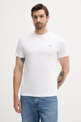 Calvin Klein Jeans pamut póló fehér, nyomott mintás, LV04RC272G - fehér S