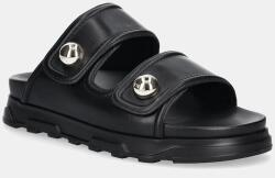 Furla bőr papucs Sfera Mule fekete, platformos, YJ54SFE Y62000 O6000 - fekete Női 36