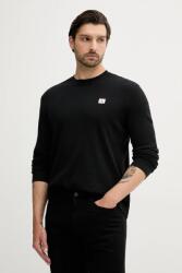 Calvin Klein hosszú ujjú fekete, sima, LV040EM217 - fekete L