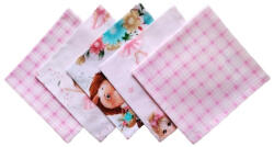 Textil Szalvéta csomag - 5db-os / Kedves Kislány minták