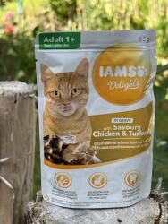 Iams Nedves Macskaeledel Csirke és Pulyka Ízben Szószban - 85g