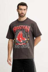 47 brand pamut póló MLB Boston Red Sox szürke, nyomott mintás, BB002TMKBRU643625C9 - szürke L