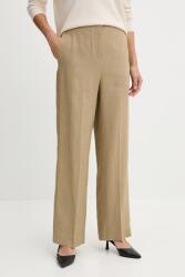 Tommy Hilfiger lennadrág zöld, magas derekú széles, WW0WW46823 - zöld 40