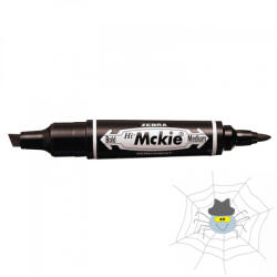 Zebra HI MCKIE 2 hegyű permanent marker - fekete