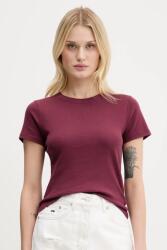 Hollister Co Hollister Co. pamut póló bordó, KI339-5062 - burgundia XL