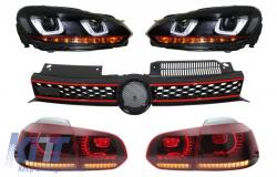 KITT Lightning Hátsó lámpa VW Bora Limousine (09.1998-07.2005) modellekhez, Füst szín (TLVWBOS)