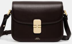 APC A. P. C. bőr táska A. P. C. Sac Grace Mini PXBMW-F61515 BLACK barna - barna Univerzális méret