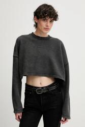 HUGO Blue pamut melegítőfelső - szürke S - answear - 26 990 Ft