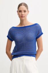 Benetton pamut pulóver könnyű, 1394E10DW - kék XL