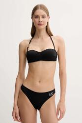 EA7 Emporio Armani kétrészes fürdőruha fekete, enyhén merevített kosaras, AF12211.7W000290 - fekete L