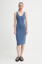 G-Star RAW pamut ruha midi, testhezálló, D26593-E040 - kék XS