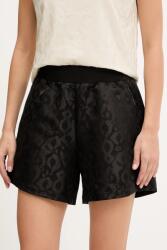 EA7 Emporio Armani rövidnadrág fekete, mintás, magas derekú, AF15382.7W000484 - fekete XS