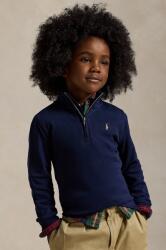 Ralph Lauren gyerek melegítőfelső pamutból sötétkék, sima, 322952436001 - sötétkék 109-116