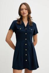 Tommy Hilfiger ruha sötétkék, mini, egyenes, WW0WW45819 - sötétkék 36