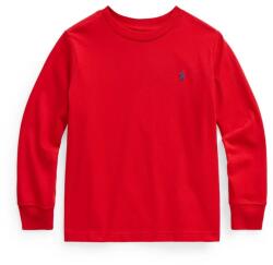 Ralph Lauren gyerek pamut hosszú ujjú felső piros, 322843804003 - piros 88-93