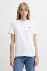 Calvin Klein Jeans pamut póló fehér, LV047B224G - fehér M