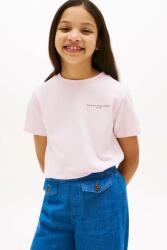 Tommy Hilfiger t-shirt rózsaszín, sima, KS0KS00594 - rózsaszín 110