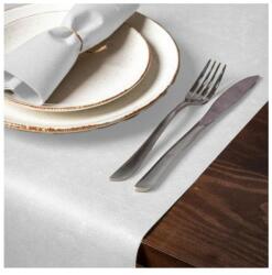 Mapelor Textilhatású asztali futó 40 cm x 48 m - fehér