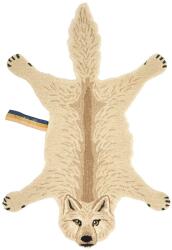 Doing Goods gyapjú szőnyeg Woozy Wolf S bézs - bézs Univerzális méret