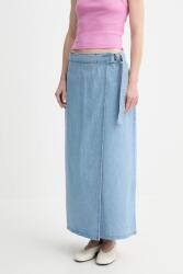 Levi's farmer szoknya COLUMN WRAP SKIRT maxi, egyenes, 001VG - kék S