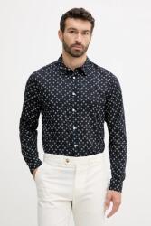 Pepe Jeans pamut ing galléros, sötétkék, regular, PM309093 - sötétkék M