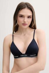 Calvin Klein bikini felső fehér, enyhén merevített kosaras - sötétkék S