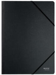 Leitz Gumis mappa, karton, A4, LEITZ "Recycle", fekete (39080095) - bestoffice