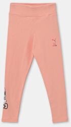 PUMA gyerek legging HELLO KITTY & FRIENDS High Waist Leggings narancssárga, nyomott mintás, 630064 - narancssárga 104