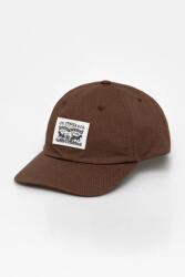 Levi's pamut baseball sapka barna, nyomott mintás, 000A9-0010 - barna Univerzális méret