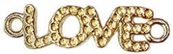 Paracord Microcord charm - Love5 (CHR-SIN-015)