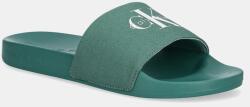 Calvin Klein Jeans papucs SLIDE MONOLOGO CV zöld, YM0YM01367 - zöld Férfi 44