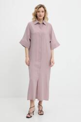 ANSWEAR ruha rózsaszín, midi, oversize - rózsaszín M