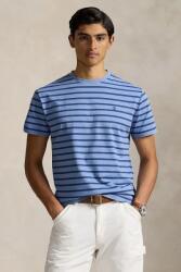 Ralph Lauren pamut póló fehér, mintás, 710938134 - kék XL