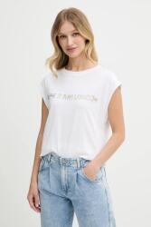 Pepe Jeans pamut póló fehér, PL506121 - fehér XS