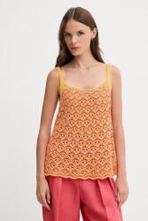 United Colors of Benetton pamut top narancssárga, 1498EH01D - narancssárga L